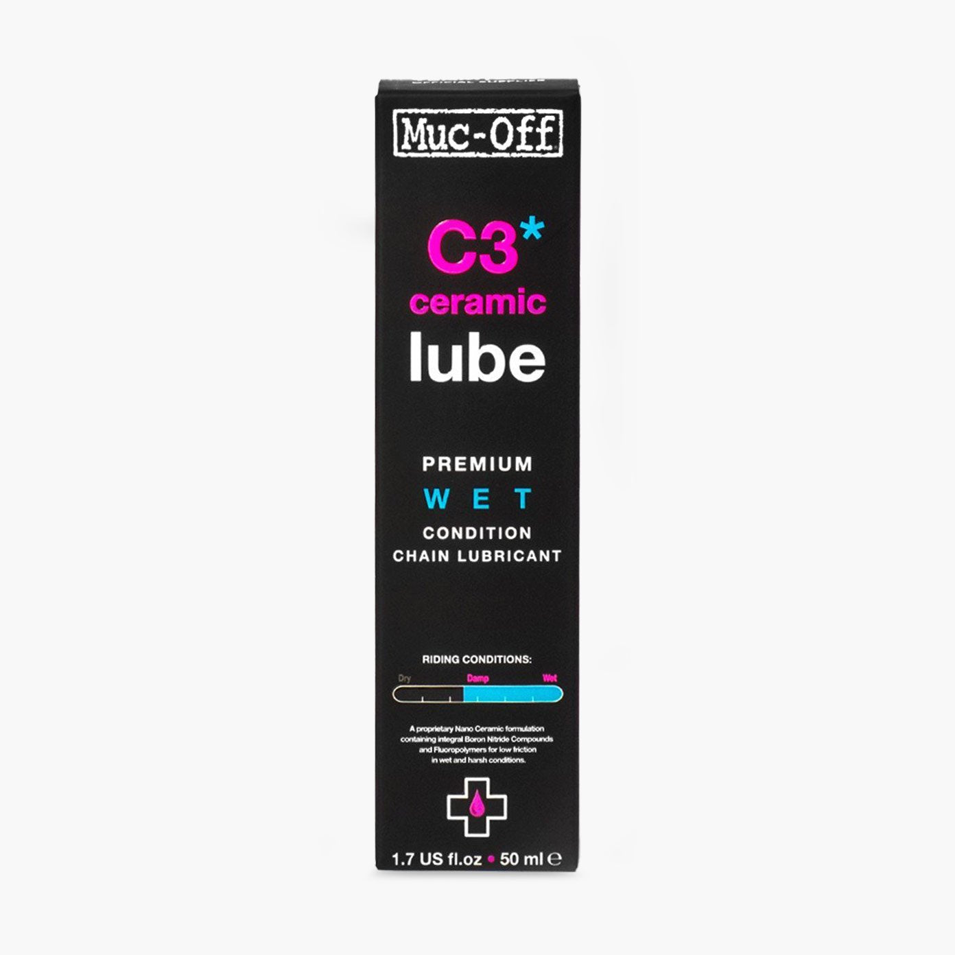 Muc-Off C3 Wet Ceramic kettingolie · 50 ml