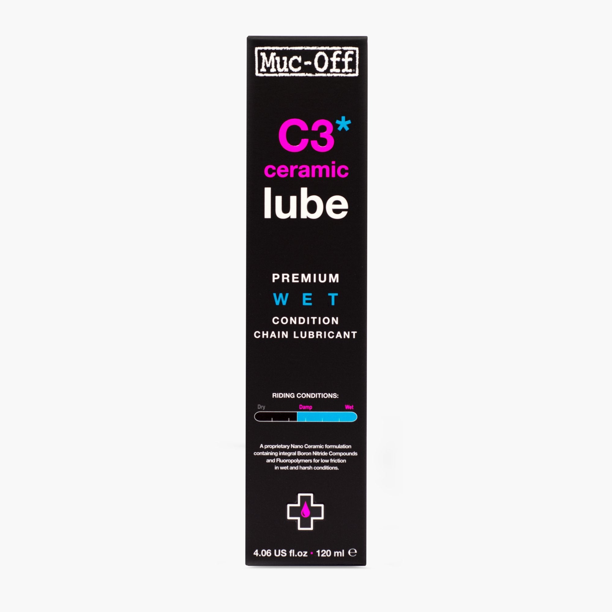 Muc-Off C3 Wet Ceramic kettingolie · 120 ml