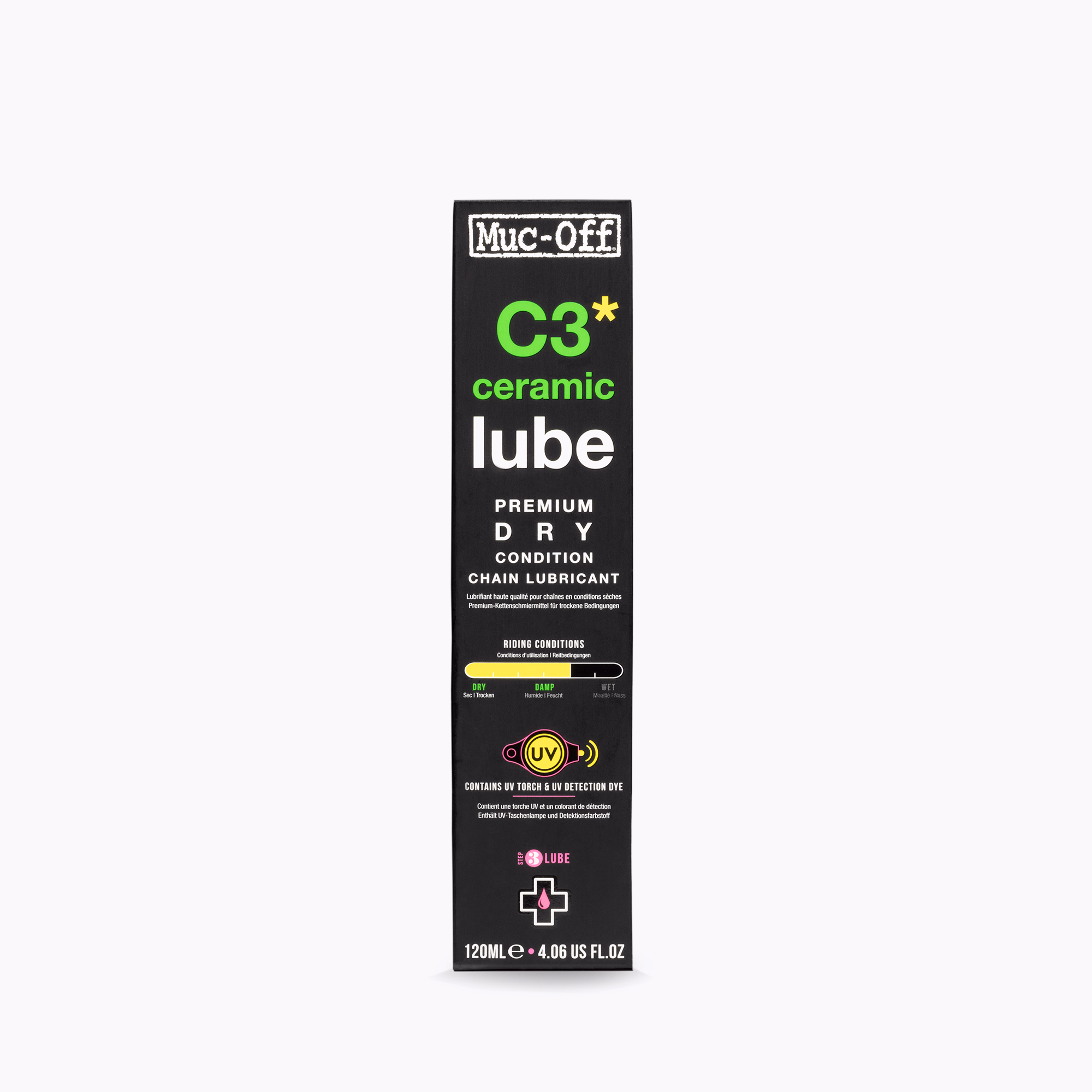 Muc-Off C3 Dry Ceramic kettingolie · 50 ml
