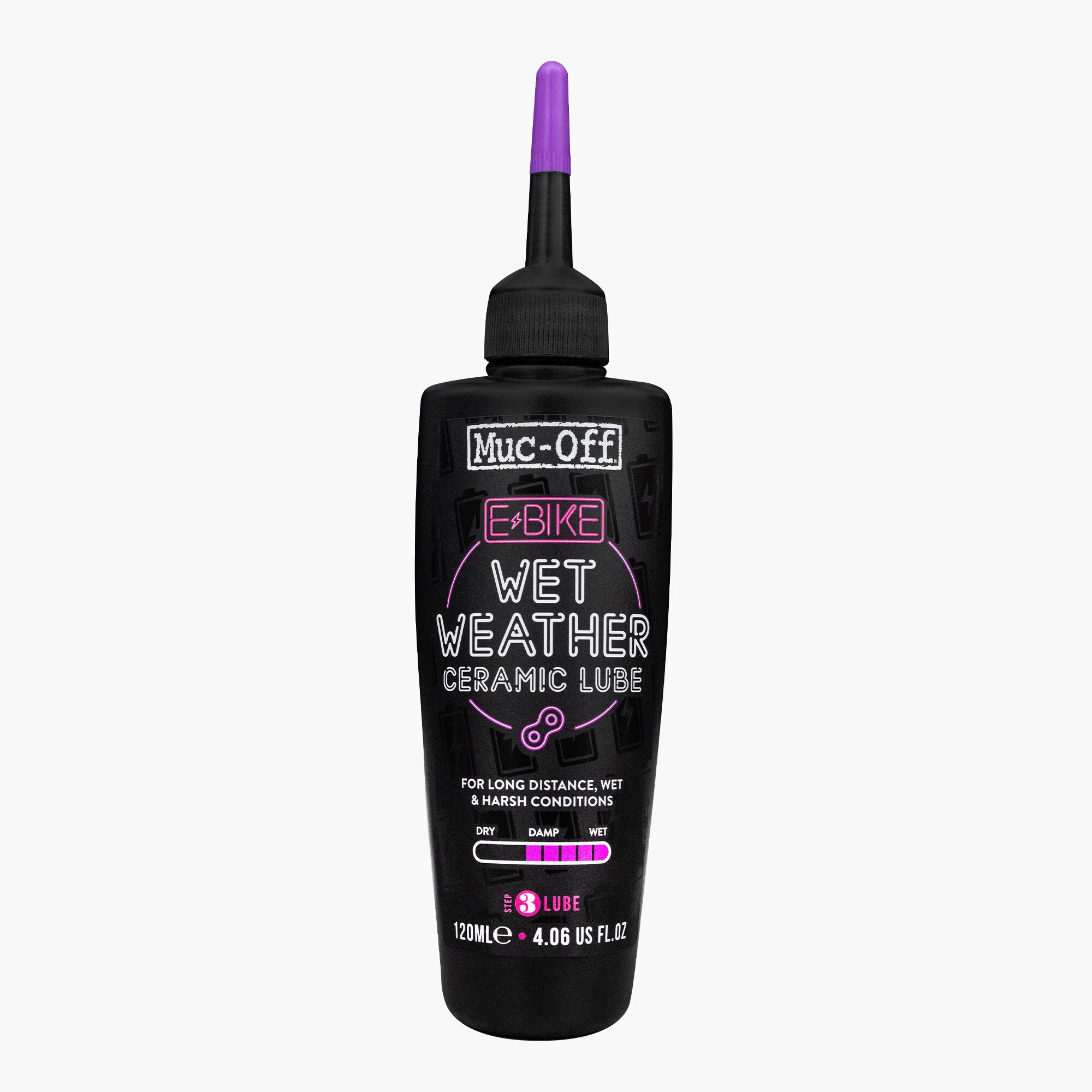 Muc-Off E-bike Wet kettingolie · 120 ml