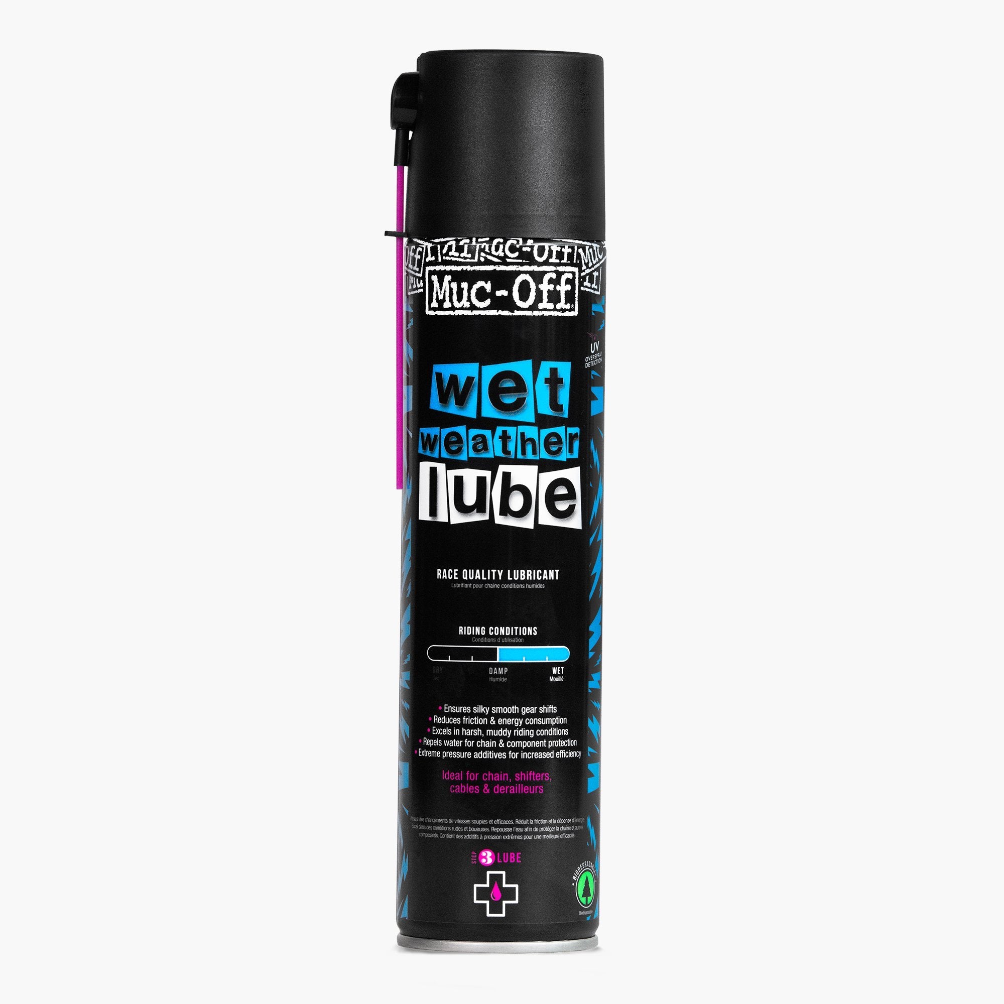 Muc-Off Wet Weather kettingspray · 400 ml · foto 1