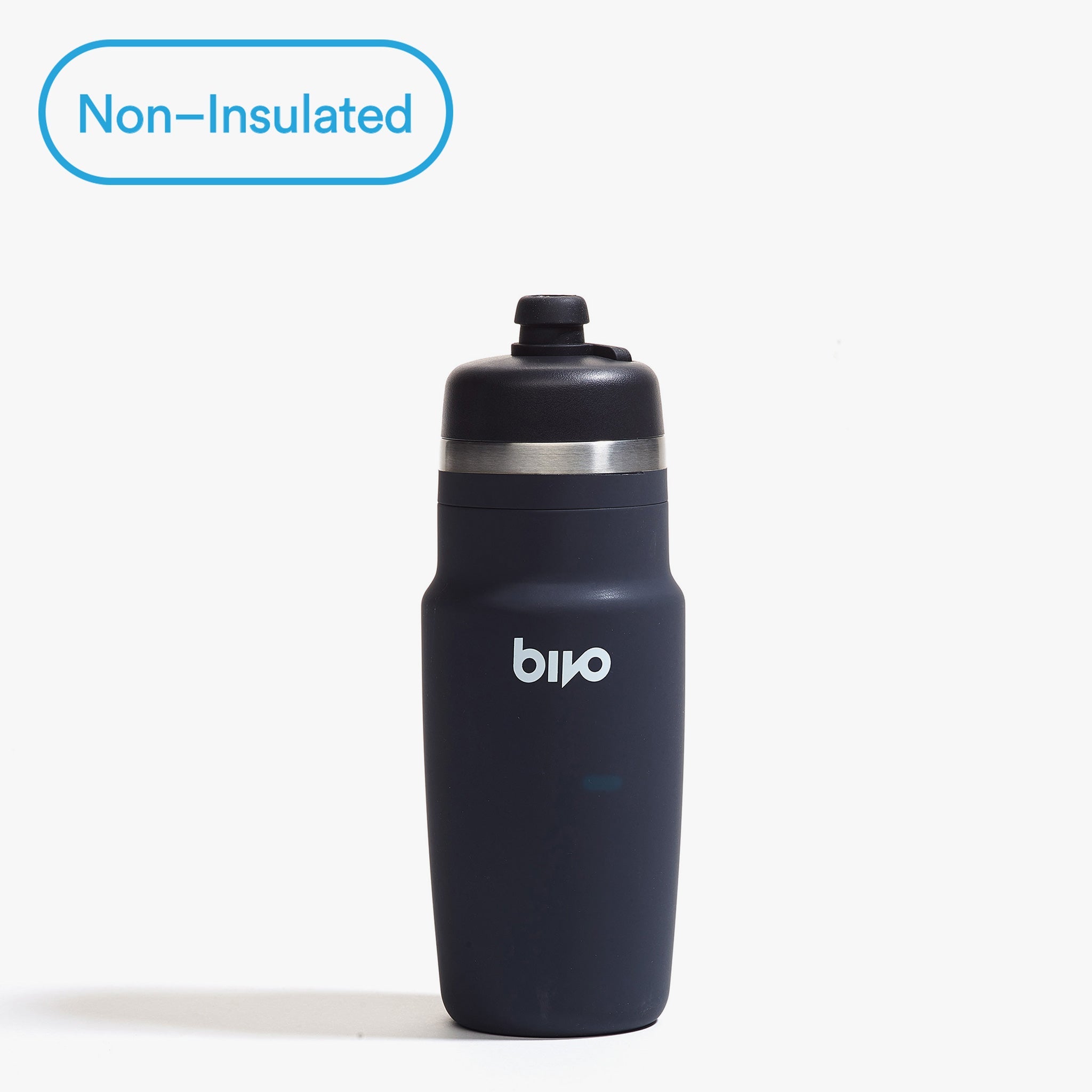 Bivo One RVS bidon 620 ml – zwart