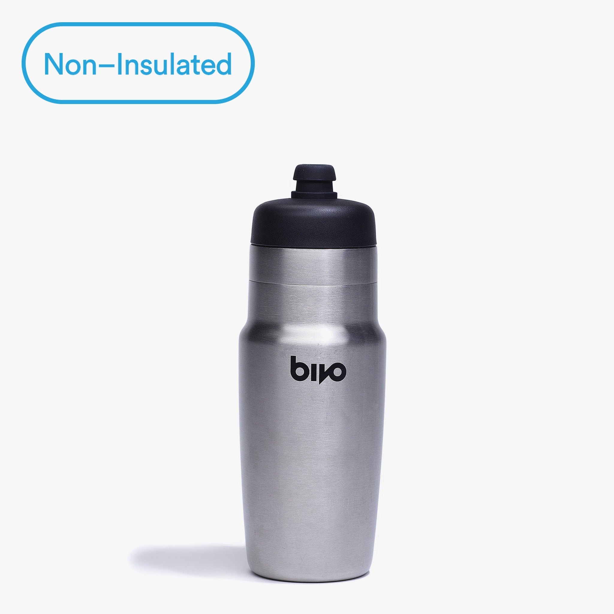 Bivo One RVS bidon 620 ml – Raw / zilver