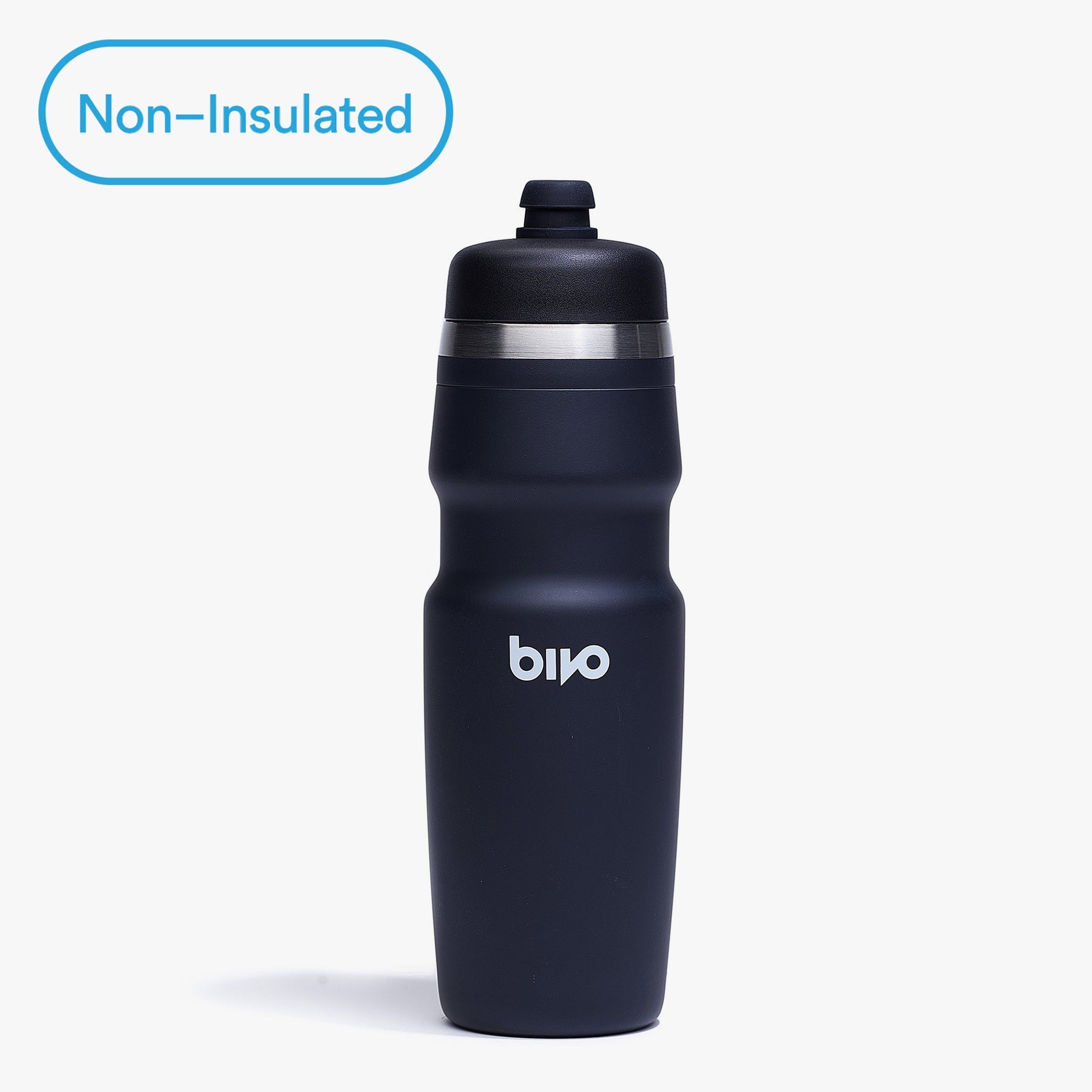 Bivo Duo RVS bidon 740 ml – zwart