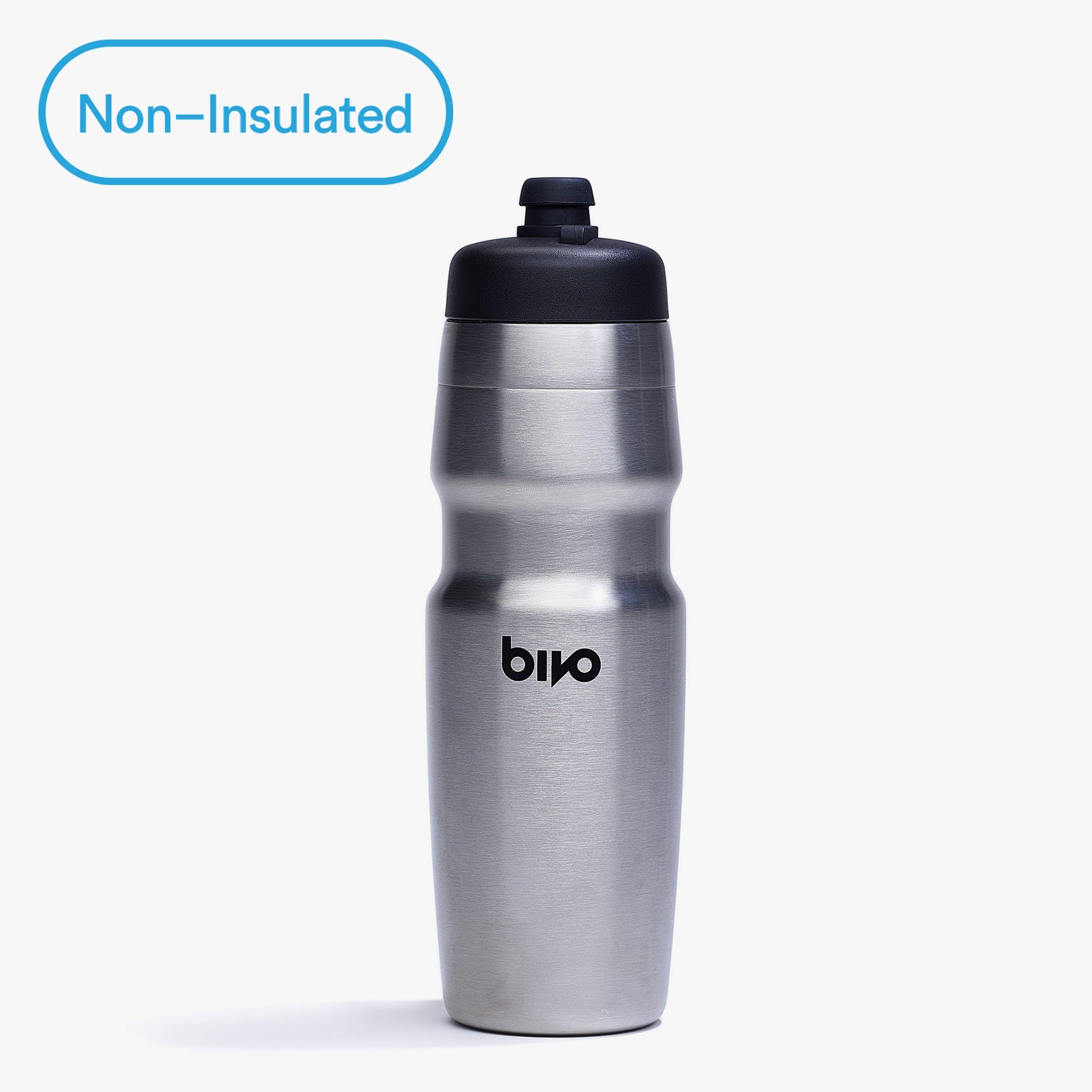 Bivo Duo RVS bidon 740 ml – Raw / zilver