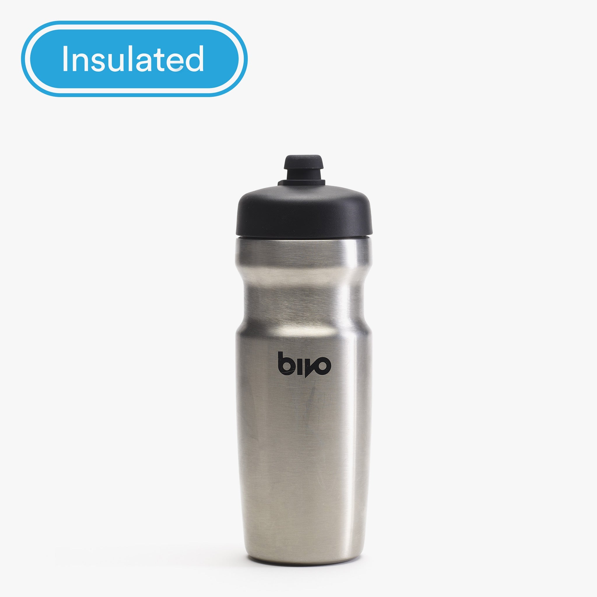 Bivo Trio RVS bidon 500 ml – Raw / zilver