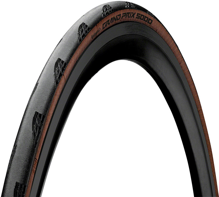 Continental Grand Prix 5000 — 700x28C, zwart/transparant